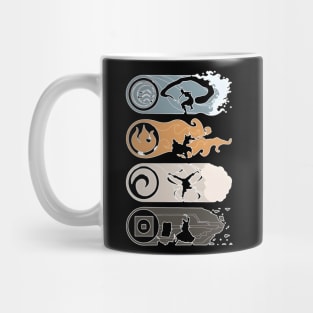 The Four Elements Avatar Mug